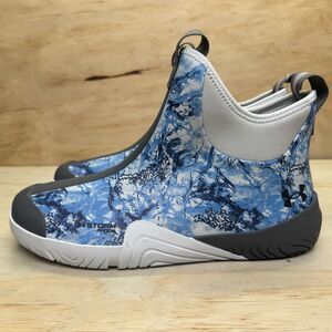 NEW Under Armour Charged Shoreman Deck Fishing Rain Boots Slip On Sz 11.5